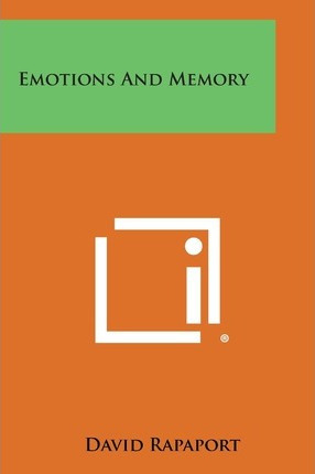Libro Emotions And Memory - David Rapaport
