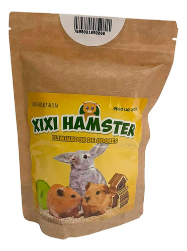 Eliminador De Odores Xixi Hamster 200 Gramas Pó Higiênico
