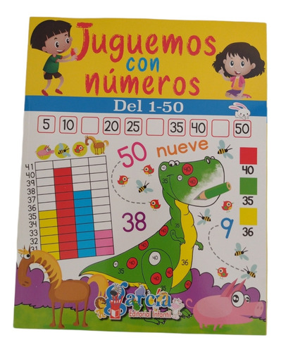 Imagen 3 de 3 de Kit De Libros Juguemos Con Números 1-50 Y 50-100