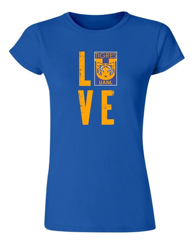 Jersey Playera Fútbol Tigres Uanl Mujer Love