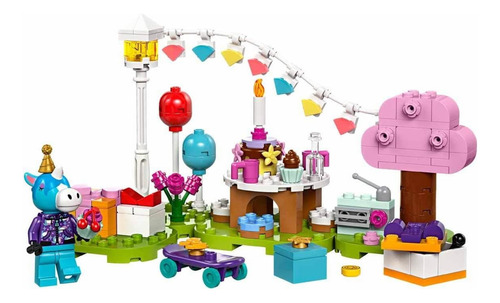 Lego Animal Crossing Fiesta De Cumpleaños De Azulino 77046