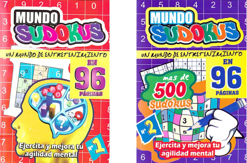 Pack 2 Tomos De Mundo Sudokus