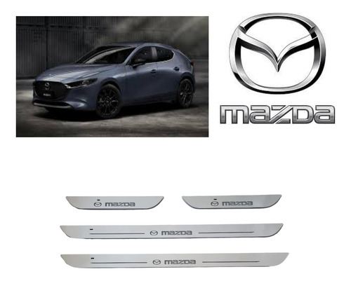 Moldura Iluminada Para Estribo Mazda Universal Multicolores