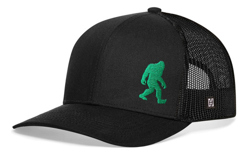 Haka Green Sasquatch Hat, Gorra De Camionero Bordada, Gorra 