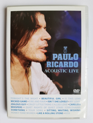 Dvd Paulo Ricardo Acoustic Live