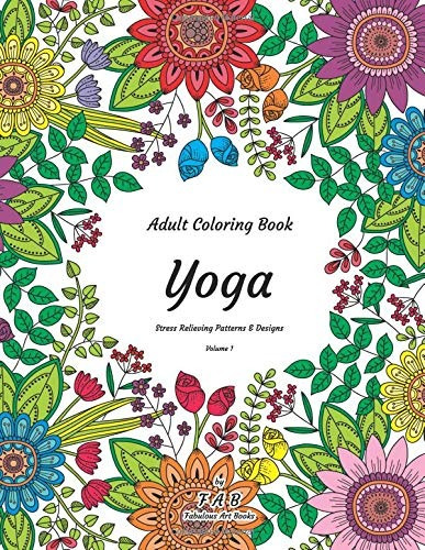 Adult Coloring Book  Yoga  Stress Relieving Patterns  Y  Des