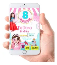 Comprar Invitacion Mis Pastelitos - Con Foto - Interactiva