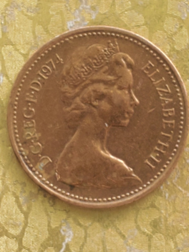 1 New Penny Año 1971 Isabel Ii