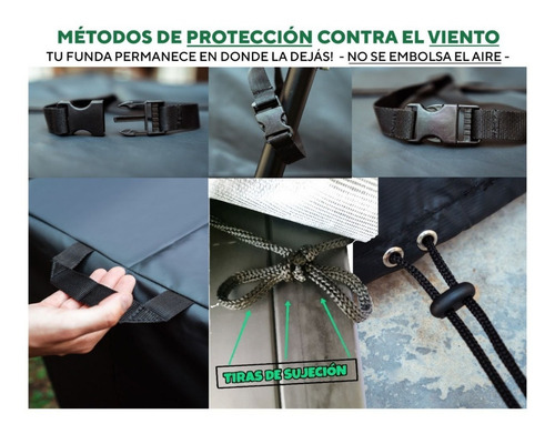 Funda Cubre Parrilla Cfp 90 Mesada Corbelli Lona Impermeable