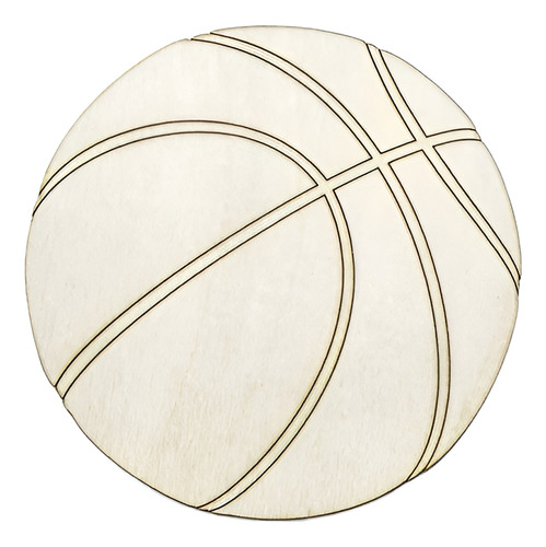 Formitas Formas Madera Mdf Pelota Basket 15cm X10uni