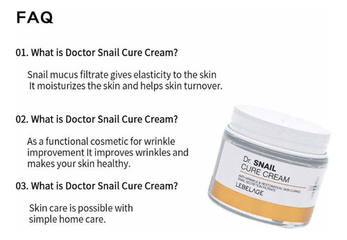Crema Facial Coreana / Dr Colageno Y Dr Baba De Caracol_2pz
