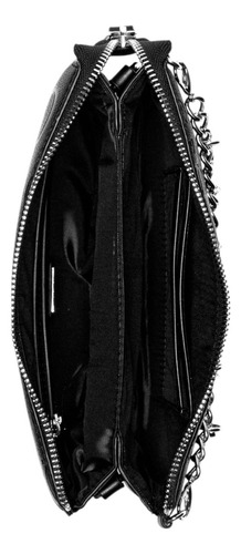 Bolsa Guess Factory Aa959070-bla Acabado de los herrajes Níquel Color Negro Correa de hombro Negro Diseño de la tela Lisa