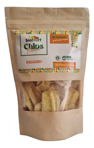 Banana Chips Salgado Biofrutt - 70g 