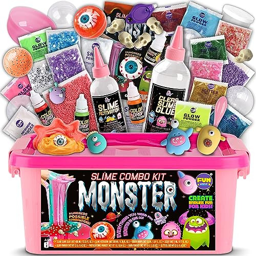 Halloween Toy Monster Slime Kit For Girls Ages 6-12, Fu...