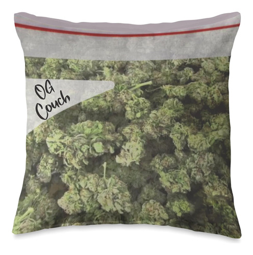 Decoración Del Hogar - Almohada De Marihuana Para Dormitorio