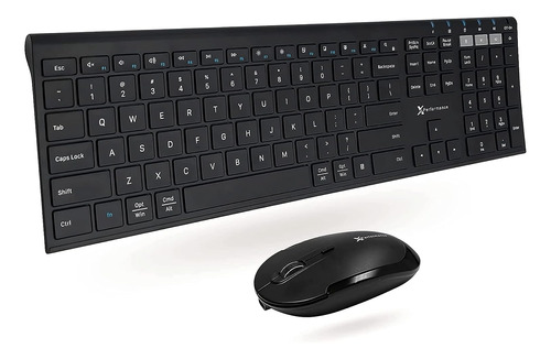 Combo Teclado Y Mouse Inalamabrico (dual Bt + 2.4g)