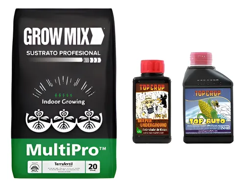Grow Mix Multipro 20 Lt Top Crop Deeper 100 Top Auto 250 Ml