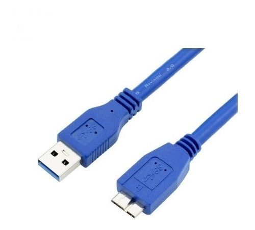 Cable Usb 3.0 Macho A Micro B Macho Usb Flat 1,8m Ulink Azul