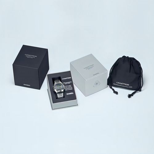 Relógio Casio TRN-50-2a masculino em aço prateado