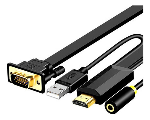 Convertidor De Cable Vga A Hdml.hdml A Vga.3m