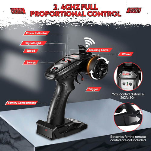 Auto Control R 40km 4x4 Todo Terreno Buggy 1:16 Profesional