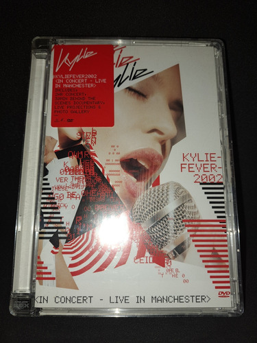 Kylie Minogue Fever 2002 Live Manchester Dvd Original Eu Pop