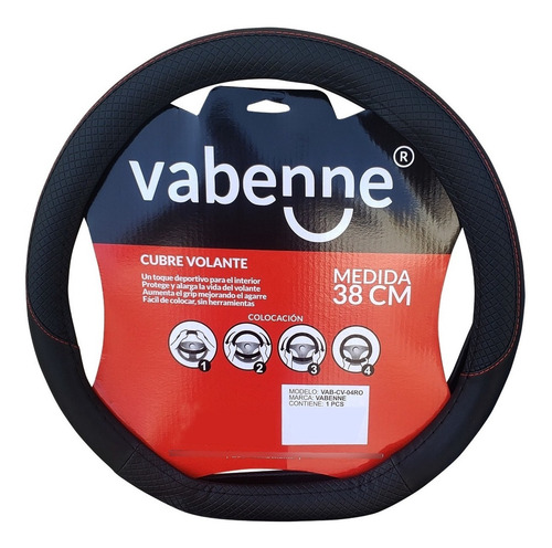 Imagen 2 de 8 de Funda Cubre Volante Base Plana Protege Auto Camioneta Vabenn