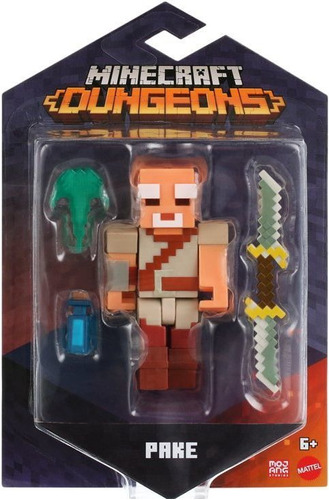 Minecraft Dungeons - Pake Con Accesorios - Original Mattel 