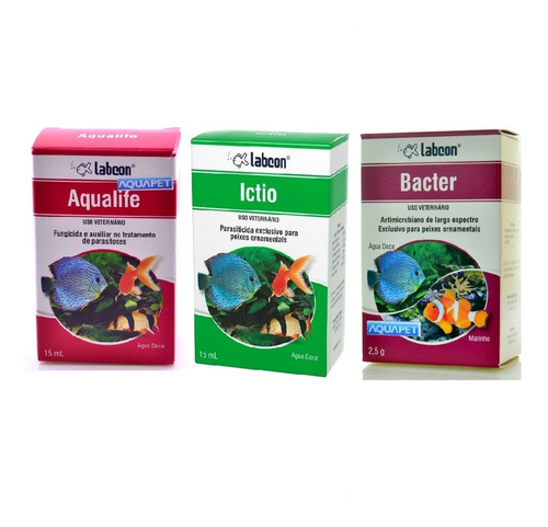 Kit Ictio Aqualife Bacter 15ml Alcon