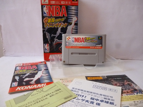 Konami Nba Live Condition Basket Winning Dunk Super Famicom (Usado)