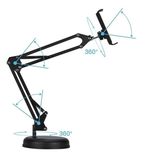Pack X3 Porta Celular Escritorio Pedestal Soporte De Celular