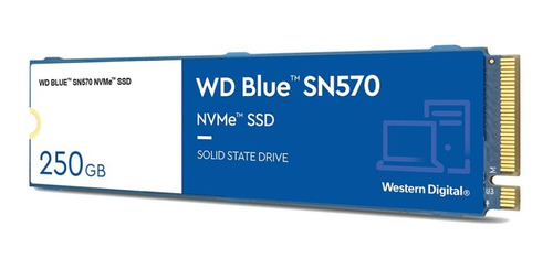 Disco De Estado Solido 250gb Para Pc Tecnología M.2 Wd Blue