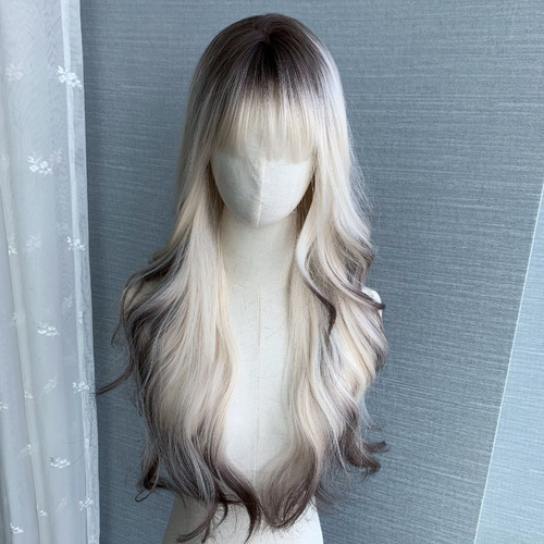 ( Pelucas Coloridas Con Rizos Largos Y Naturales En La
