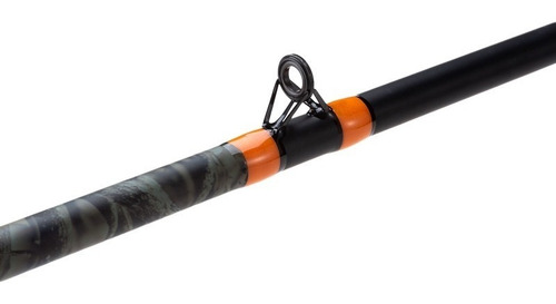 Caña Baitcasting Camuflada 2.10mt + Reel Huevito Camuflado