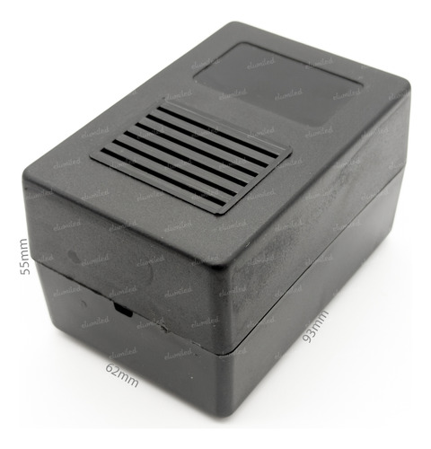 5 Cajas Gabinete Plastico Para Fuente 93x62x55mm Negra