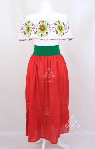 Vestidos fiestas patrias mexicanas sale