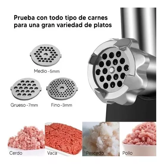 Tercera imagen para búsqueda de picadora de carne electrica