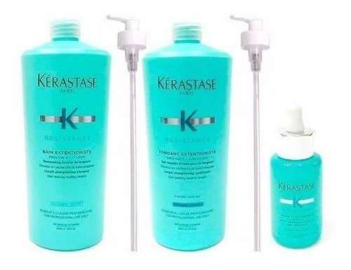 Kit Kerastase Extentioniste Shampoo + Enjuague + Serum Pelo