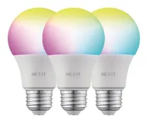 Comprar Focos Led Inteligentes Nexxt - Pack De 3 Focos Multicolor
