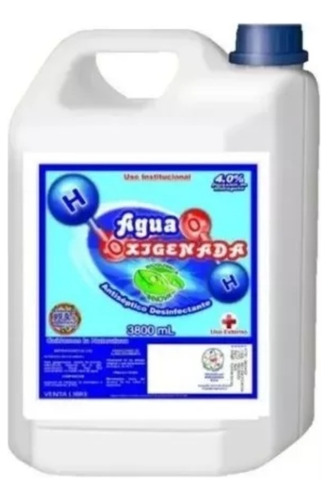 Agua Oxigenada 4% - L a $36800