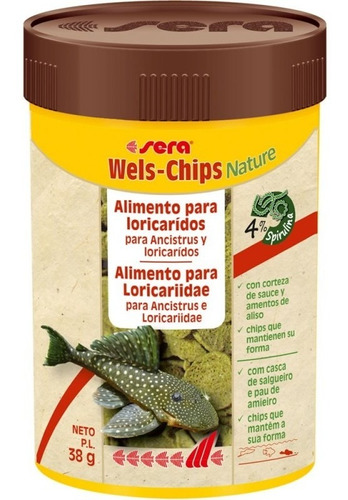 Sera Wels Chips Nature 100 Ml  - Envíos A Todo Chile