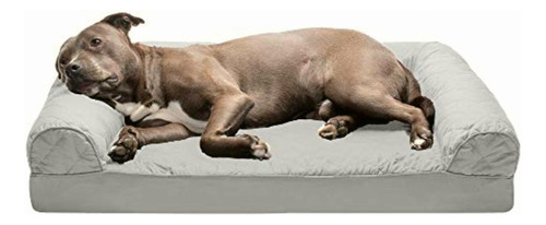 Furhaven Small Quilted Orthopedic Sofa Pet Bed