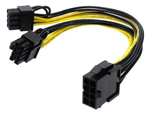 Cable Spliter Pcie 8 Pin Hembra A Dos 8 Pin (6 +2) Pcie-e