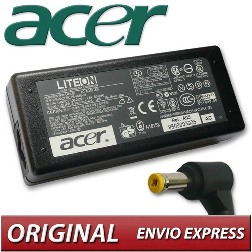 Cargador Fuente Original Acer Aspire 19v 3.42a Notebook 65w