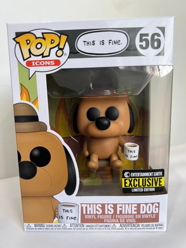This Is Fine Dog Meme #56 - Funko Pop