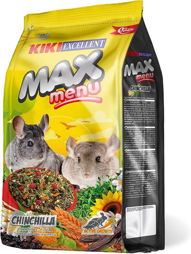 Kiki Max Menu Chinchillas 800 Gr Hierbas Naturales De España