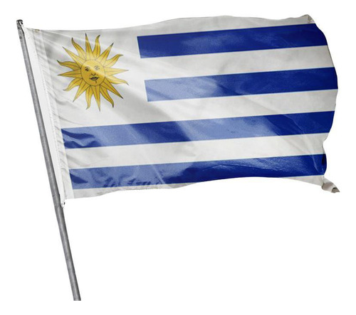 Bandeira Uruguai 1,50x0,90mt Dupla Face