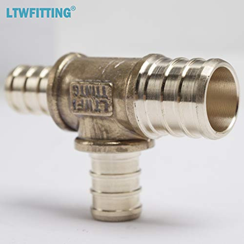Tee Pex Lf Latn 3/4 Enchufe X 1/2 Enchufe X 1/2 Enchufe (paq