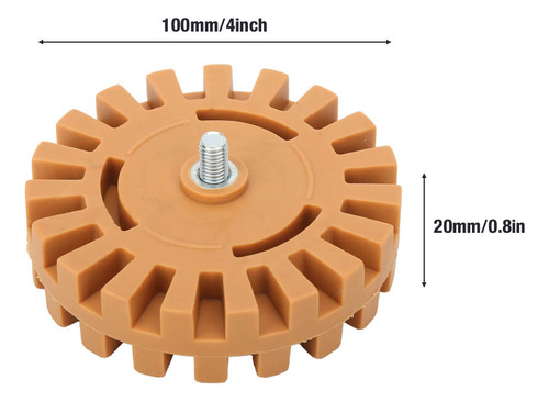 . 4 Rodas De Borracha De 100 Mm Para Decalque De Carro