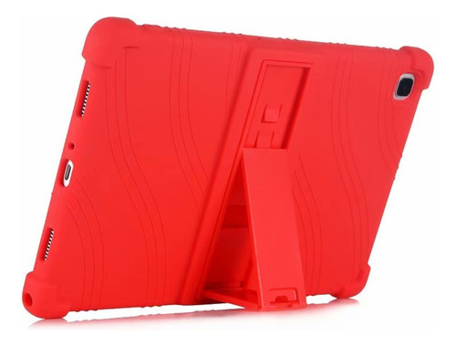 Funda Para Samsung Tab S6 Lite 10.4  Gomas Con Parante Roja